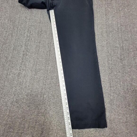 Banana Republic Pants Mens 36x31* Black Emerson Chino 100% Cotton - Picture 5 of 13